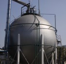 The methanol storage tank